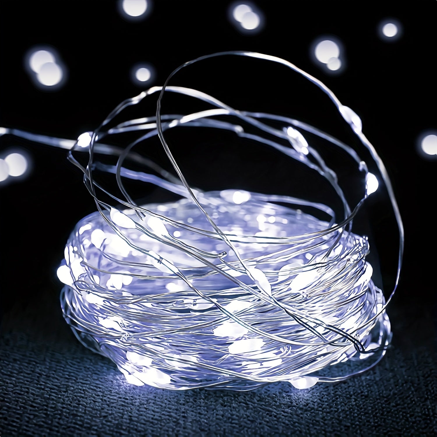 Fairy Lights Battery Operated 1 Pack 16FT 50 Led Mini Battery Powered String Lights