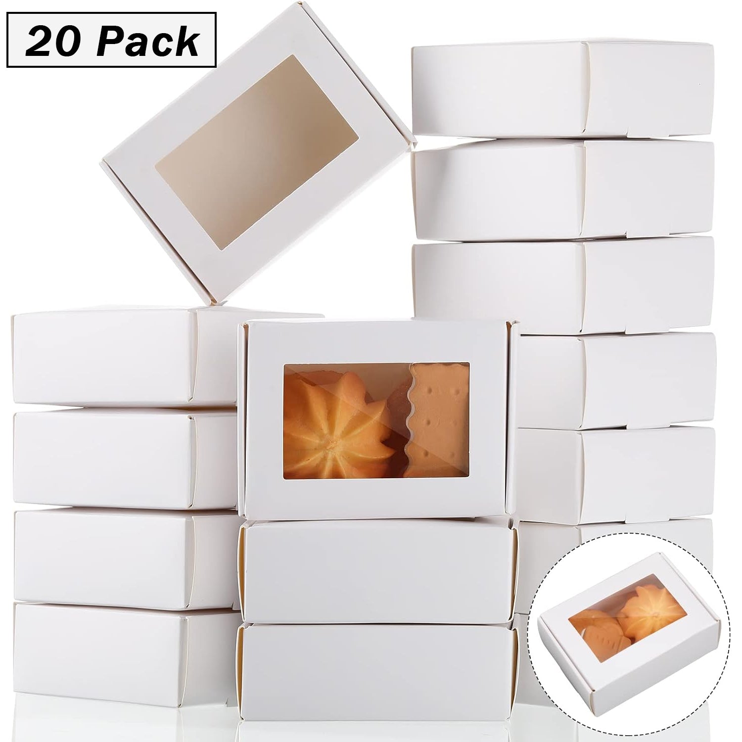 20/50pcs Cookie Boxes