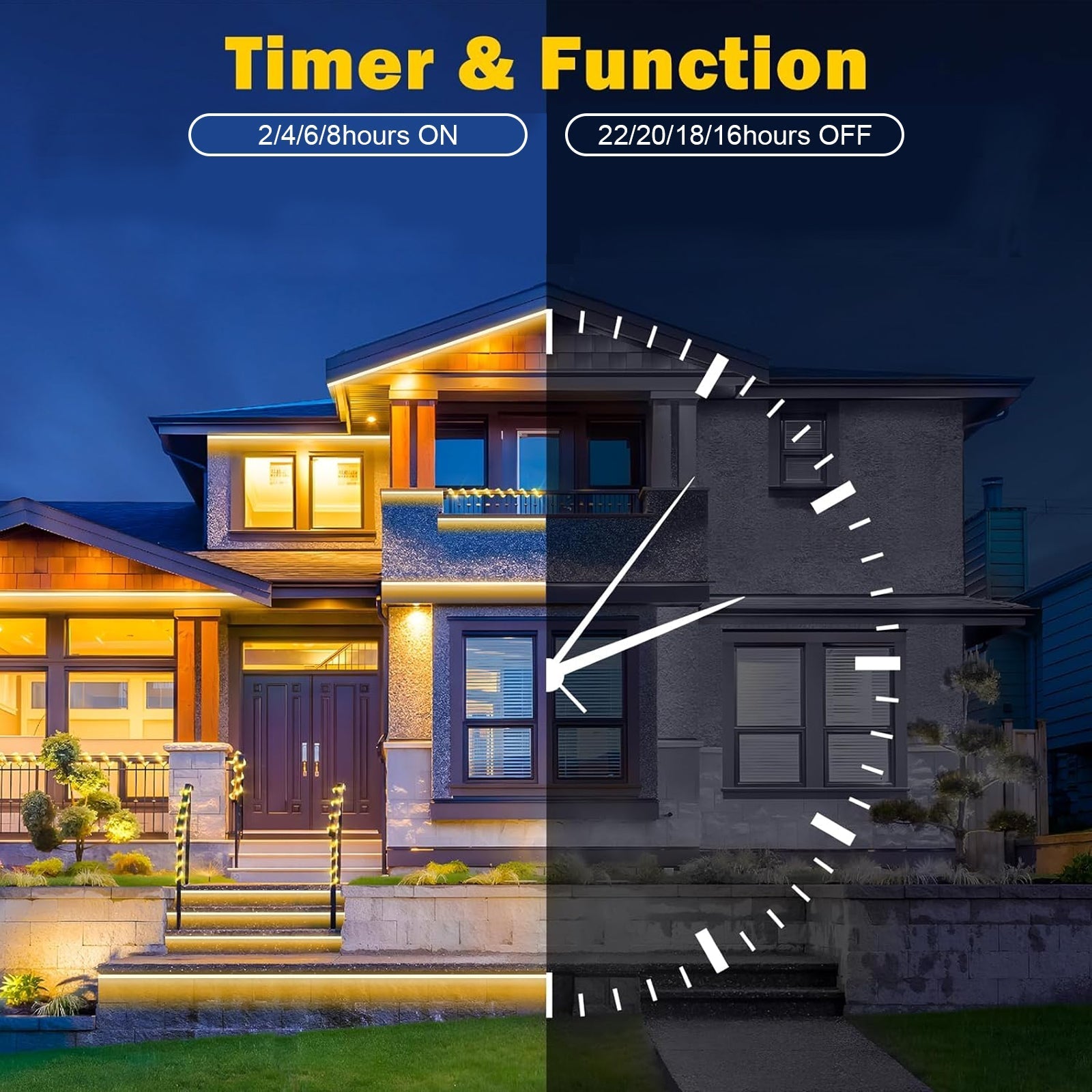 39FT Rope Lights Outdoor