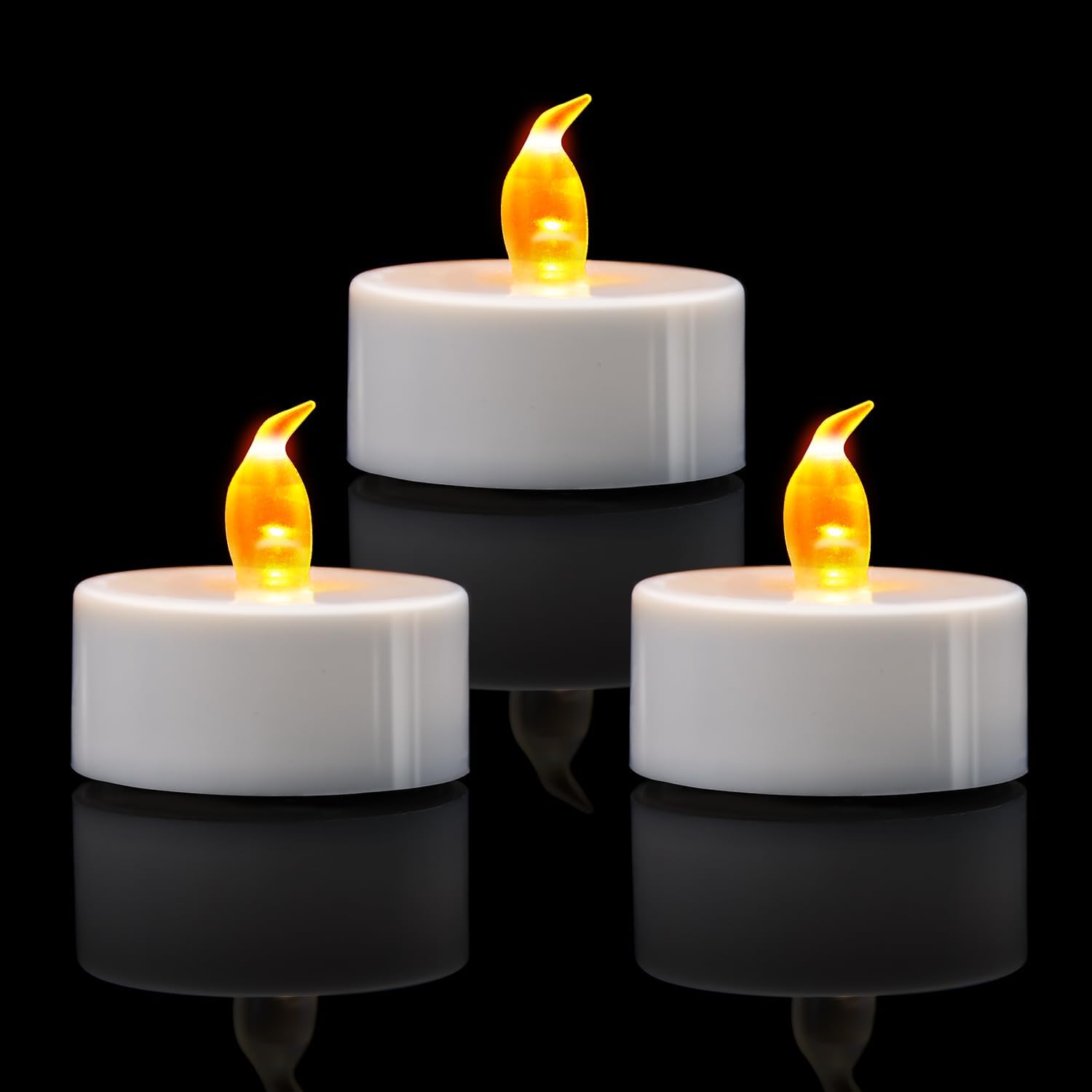 Multi-pack combination Battery Operated Tea Lights Candles Flickering Flameless LED Lights