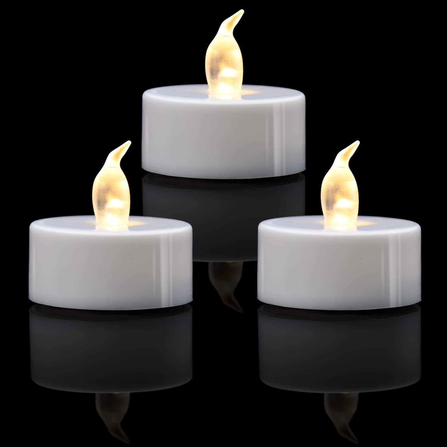 Multi-pack combination Battery Operated Tea Lights Candles Flickering Flameless LED Lights