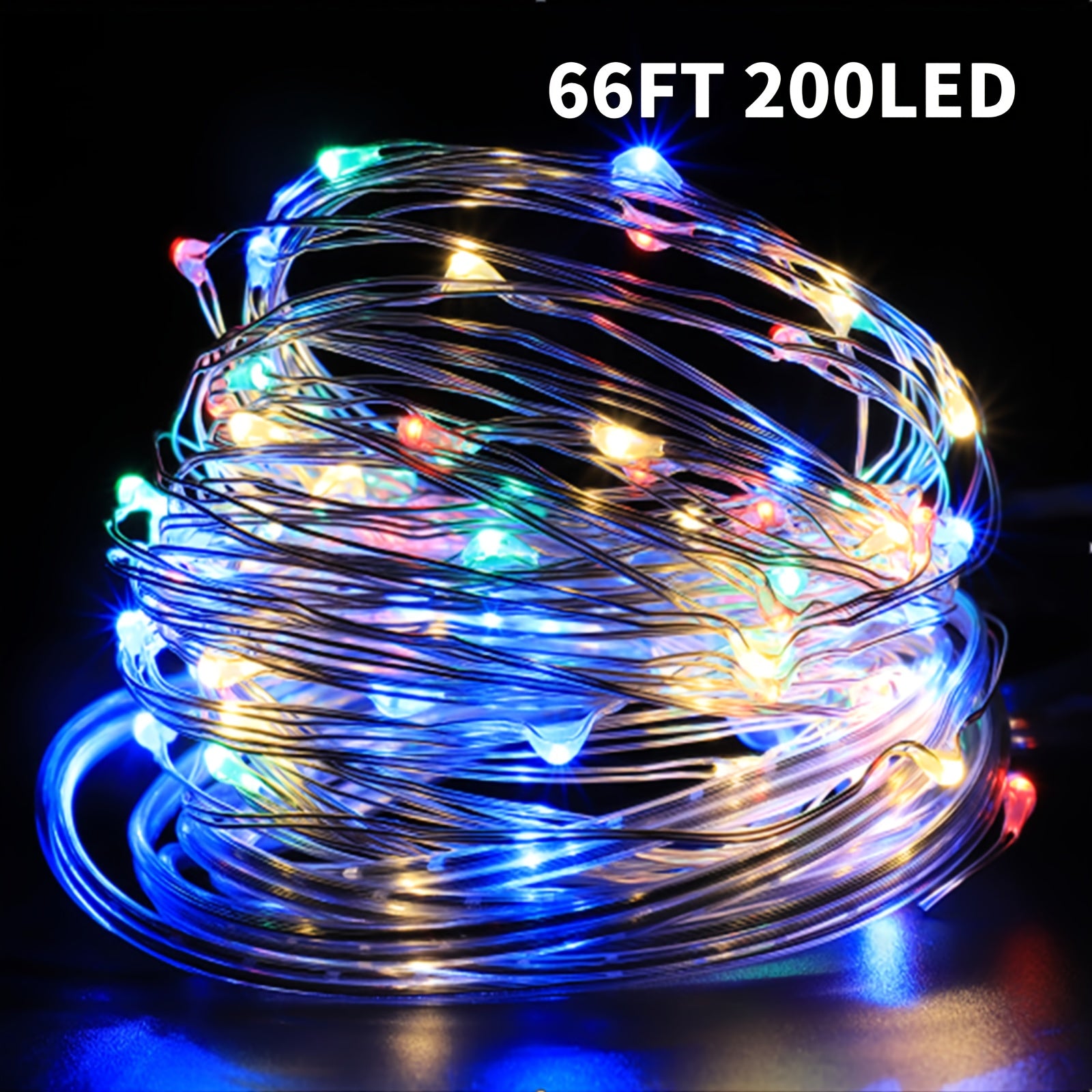 33/66ft Fairy Lights 100/200 LED USB Twinkle String Lights Waterproof for Mother's Day