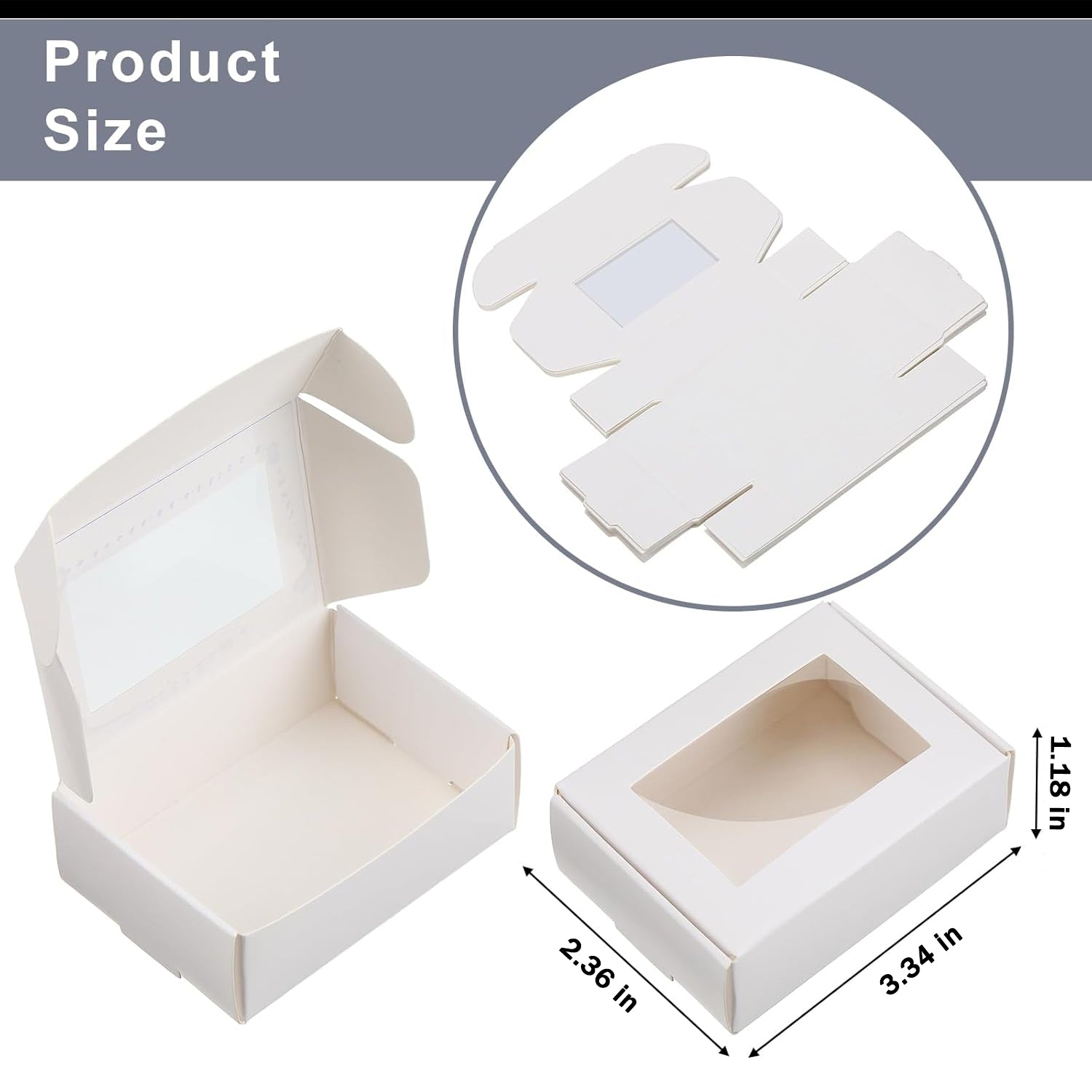 20/50pcs Cookie Boxes
