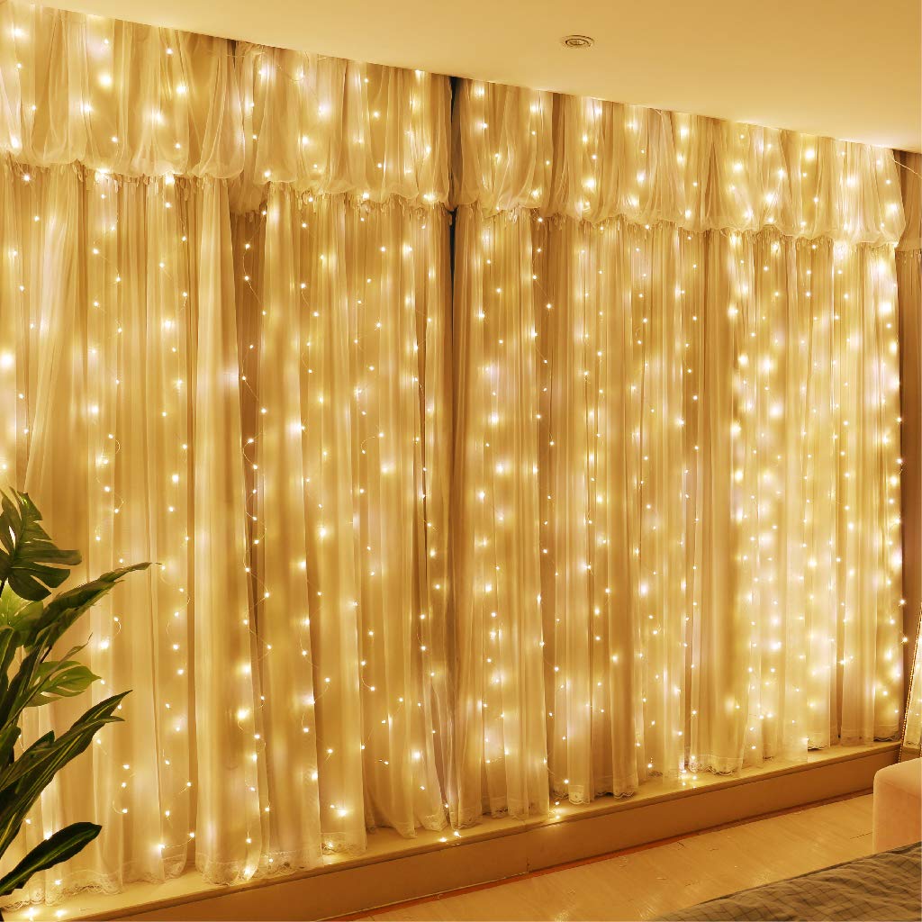 300 LED Fairy Curtain Lights