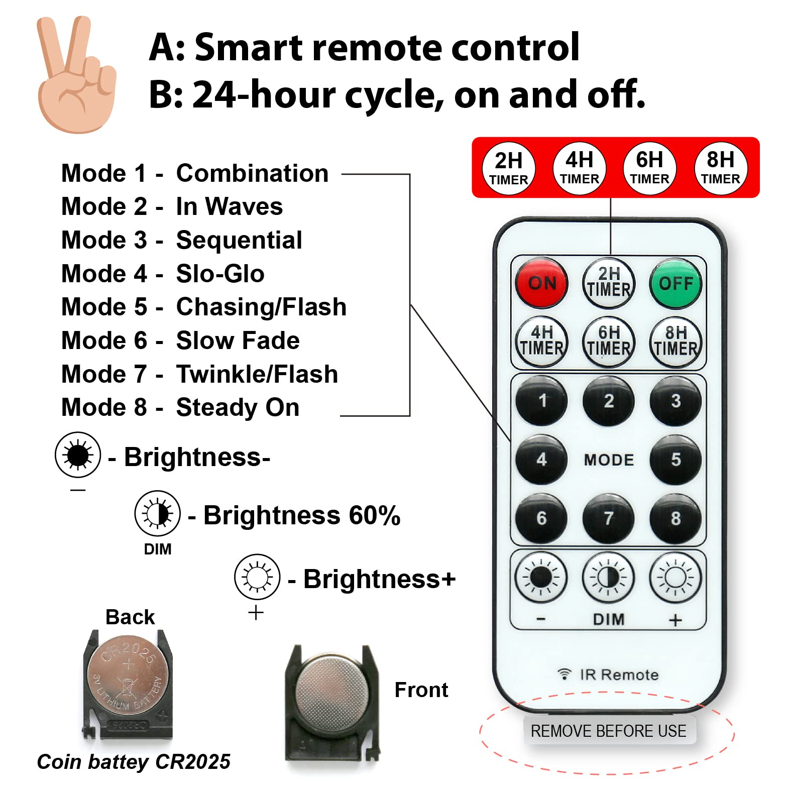 300 LED Fairy Curtain Lights