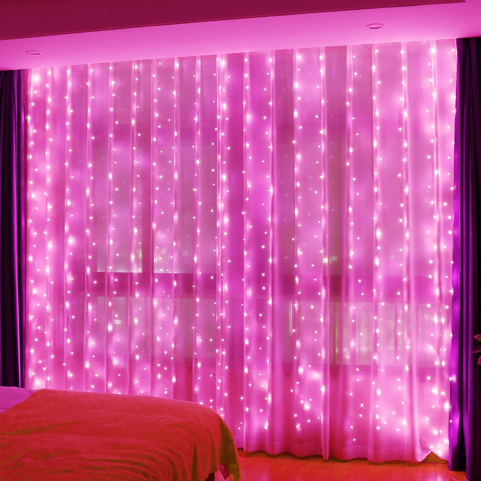 300 LED Fairy Curtain Lights