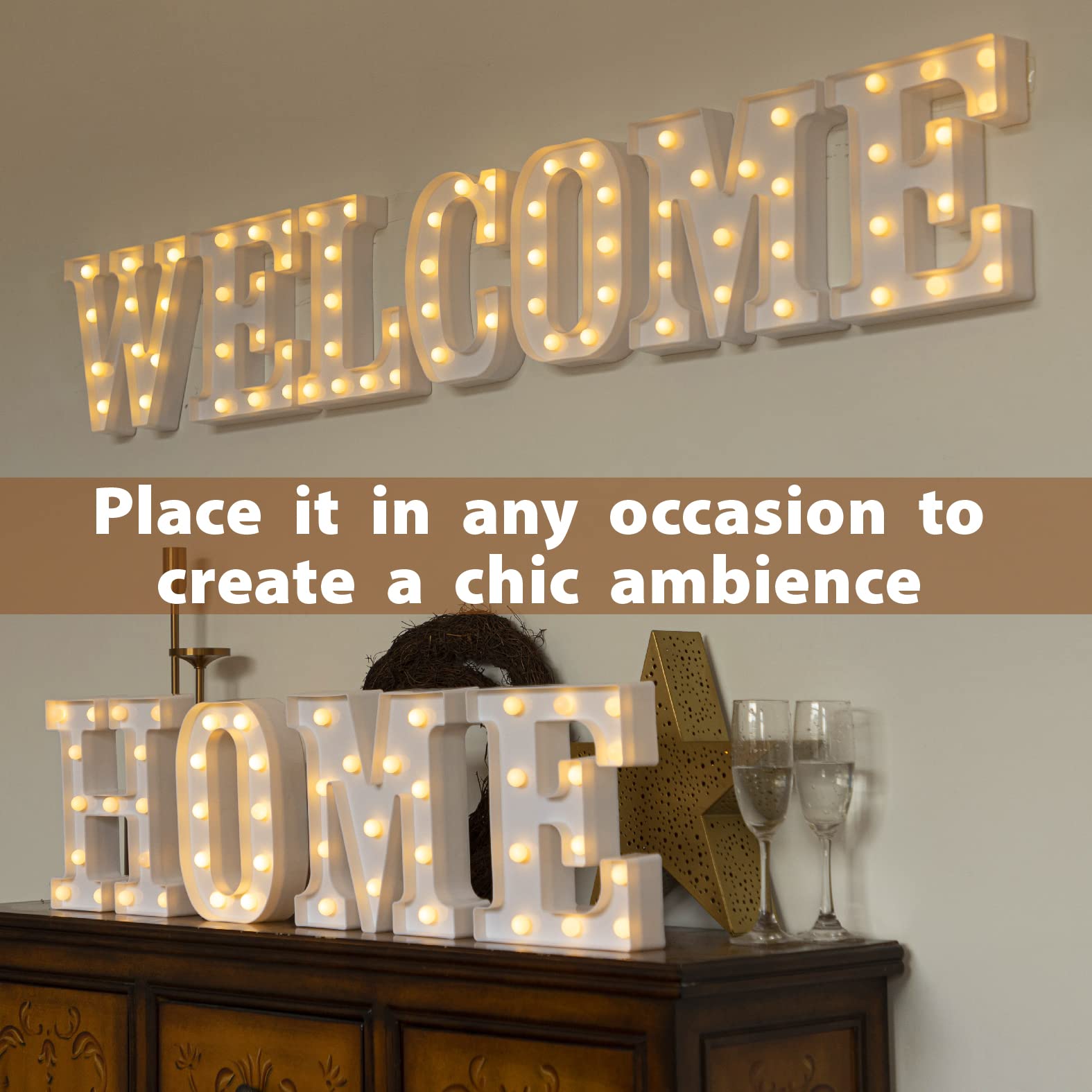 Led Letters Lights 26 Alphabet