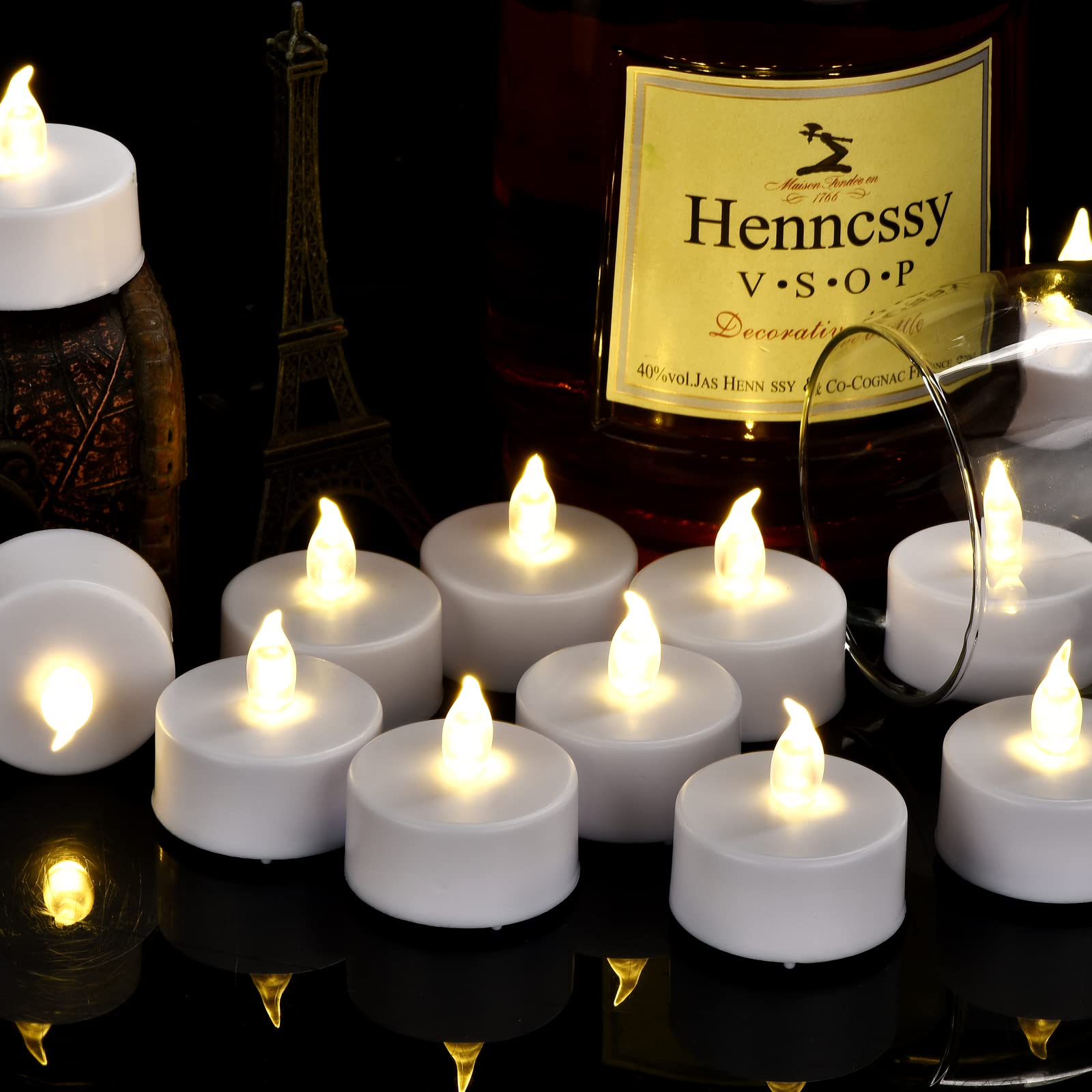 Multi-pack combination Battery Operated Tea Lights Candles Flickering Flameless LED Lights