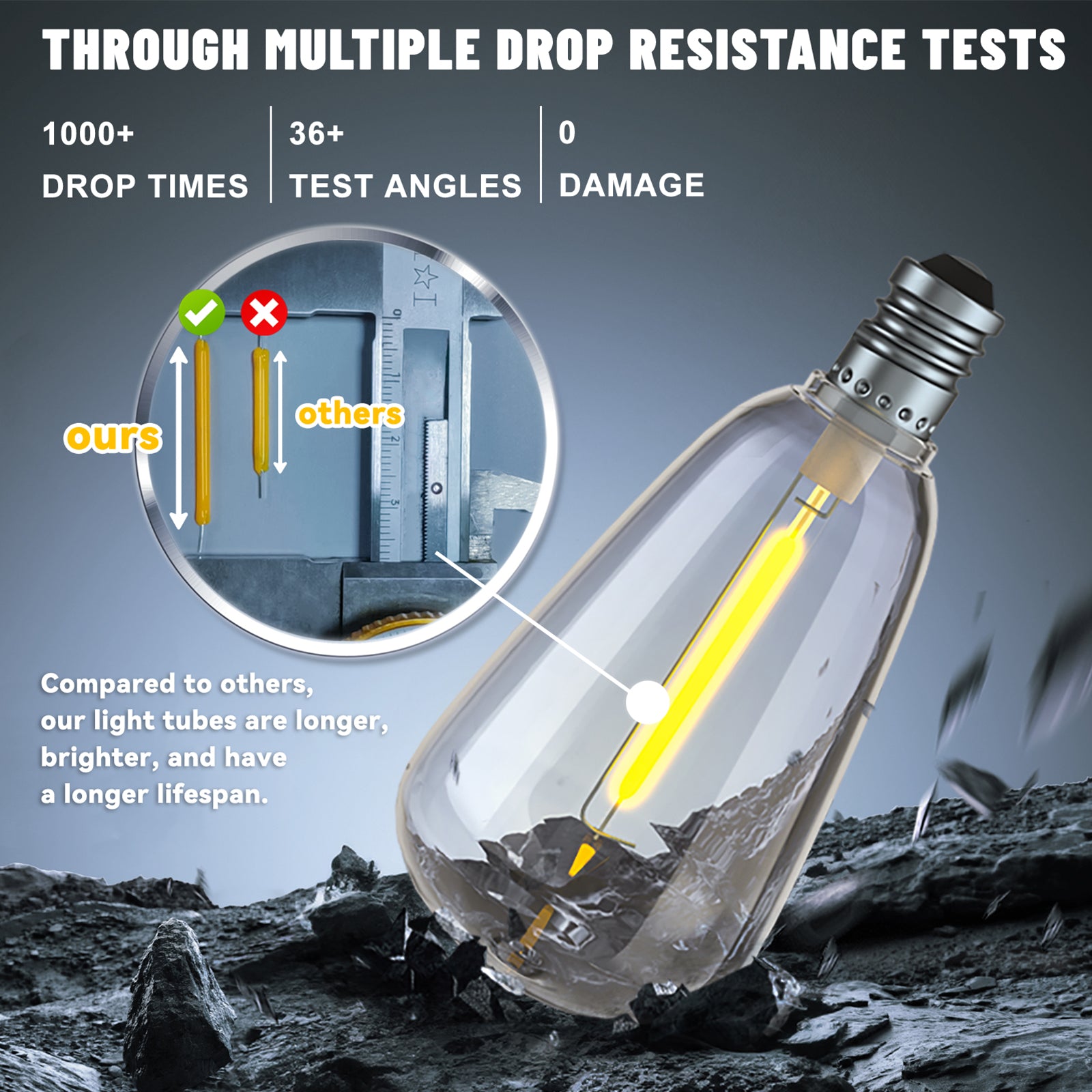 100+10FT LED Outdoor String Lights with Smart Light Sensor