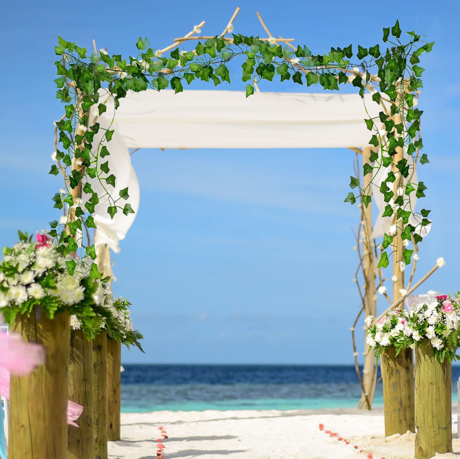 12Pack Artificial Ivy Leaves