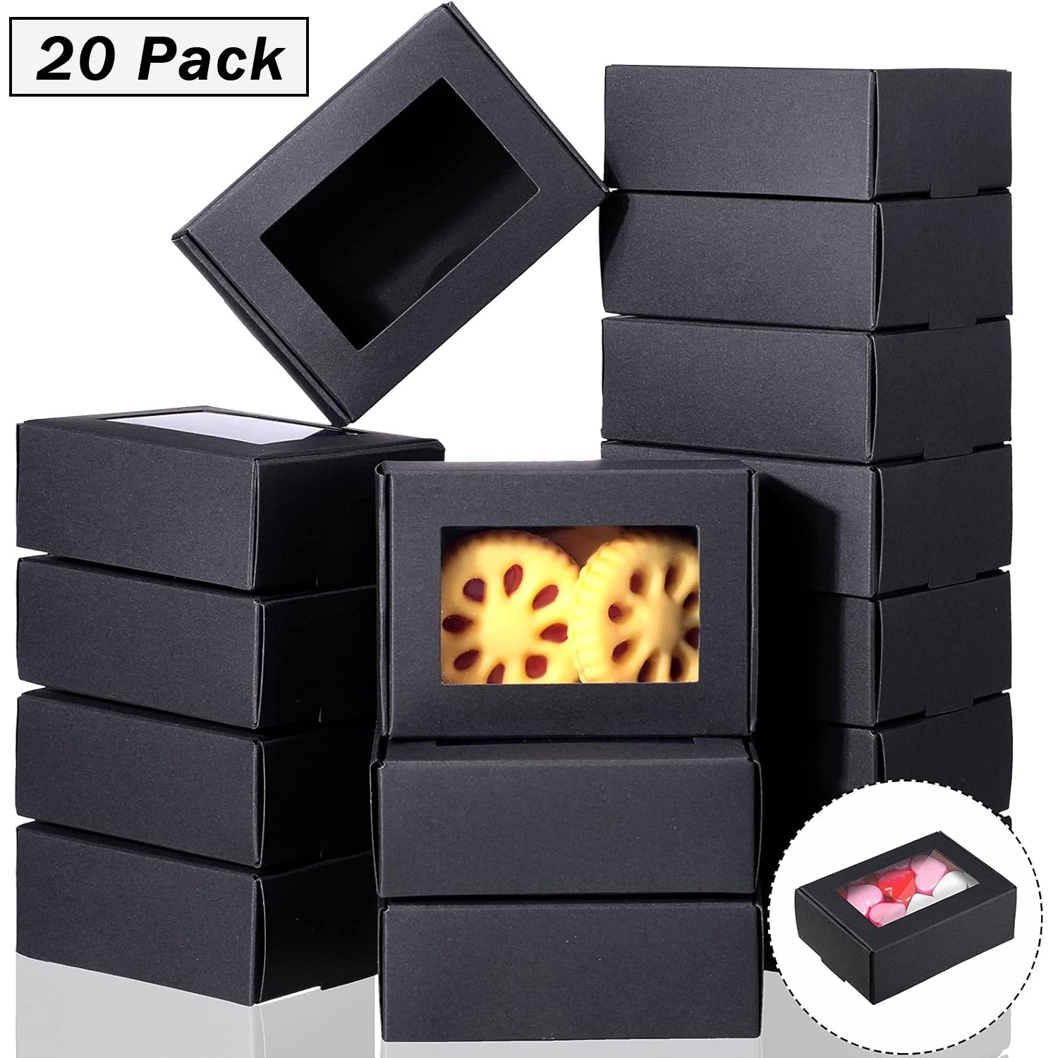 20/50pcs Cookie Boxes