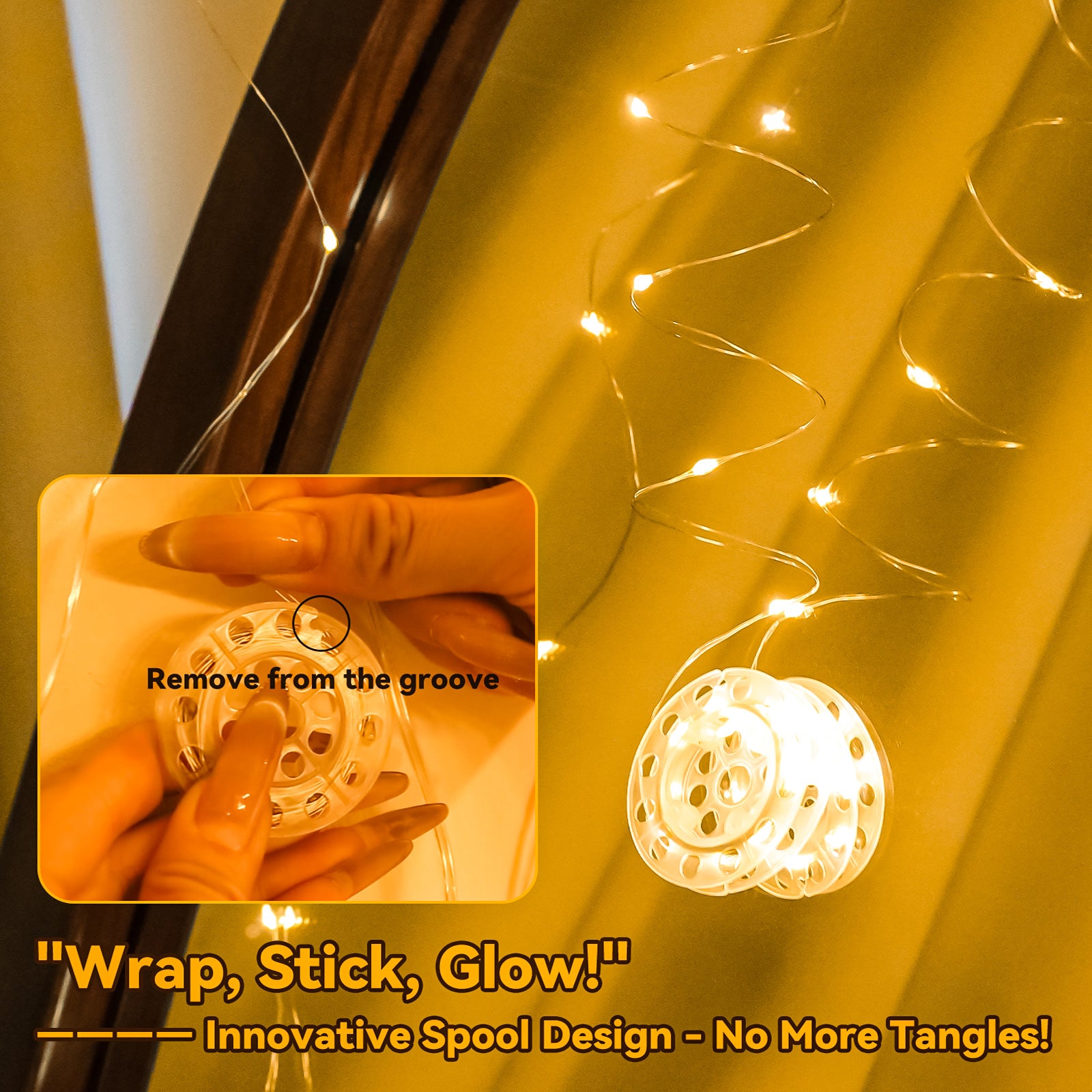 300LED Curtain Lights- Custom Timer