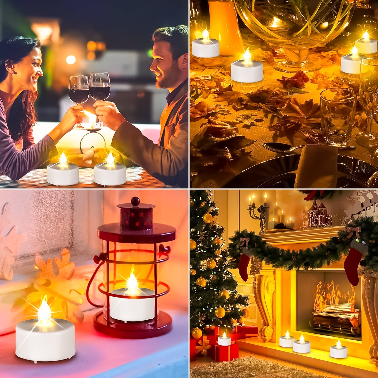 Tea Lights Candles 12/24/48 Pack