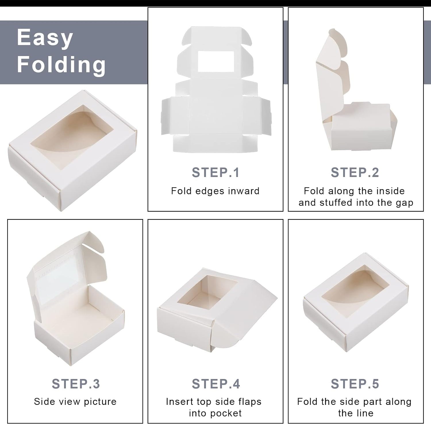 20/50pcs Cookie Boxes