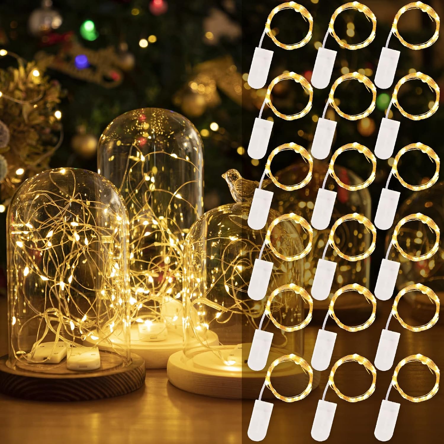 18 Pack LED String Lights