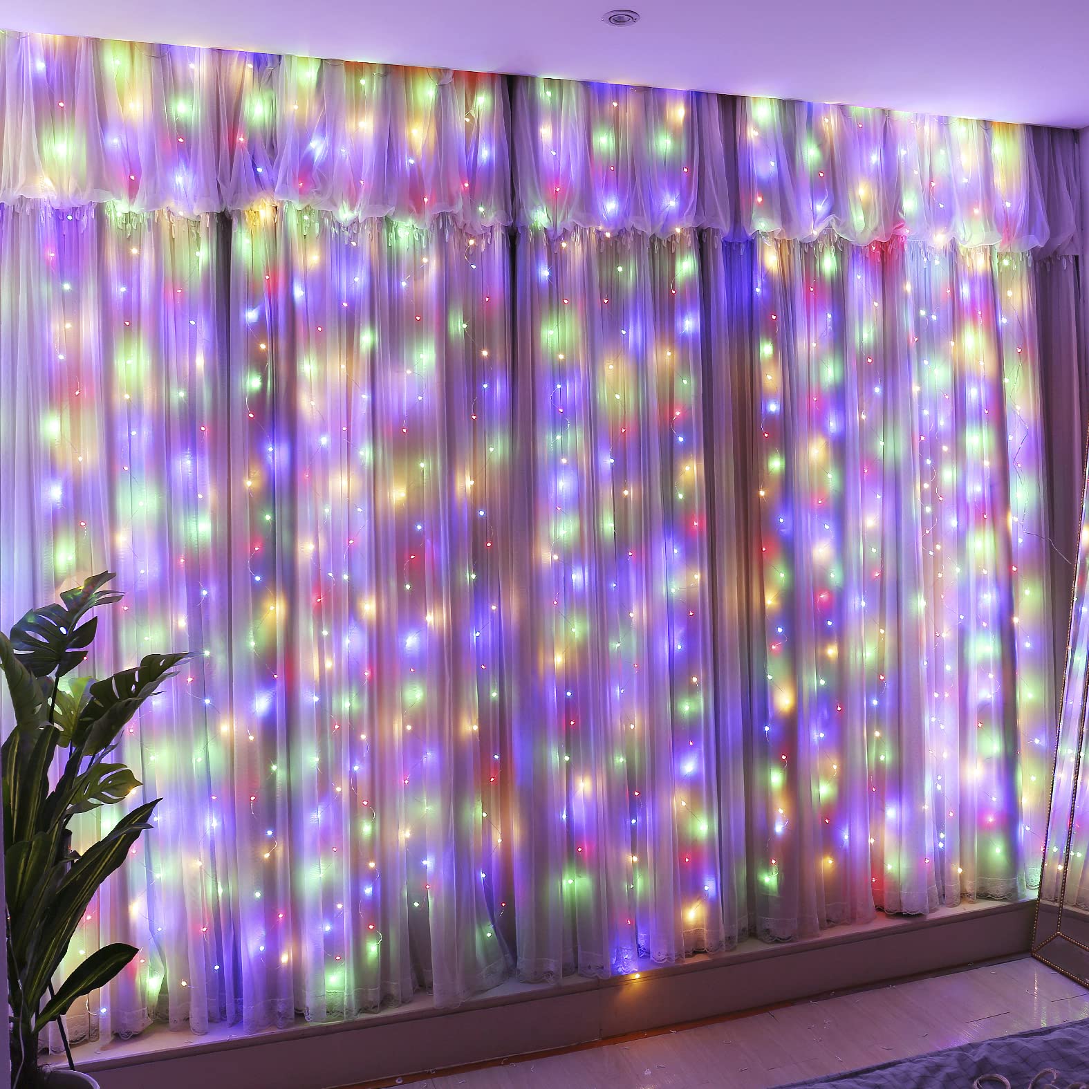300 LED Fairy Curtain Lights