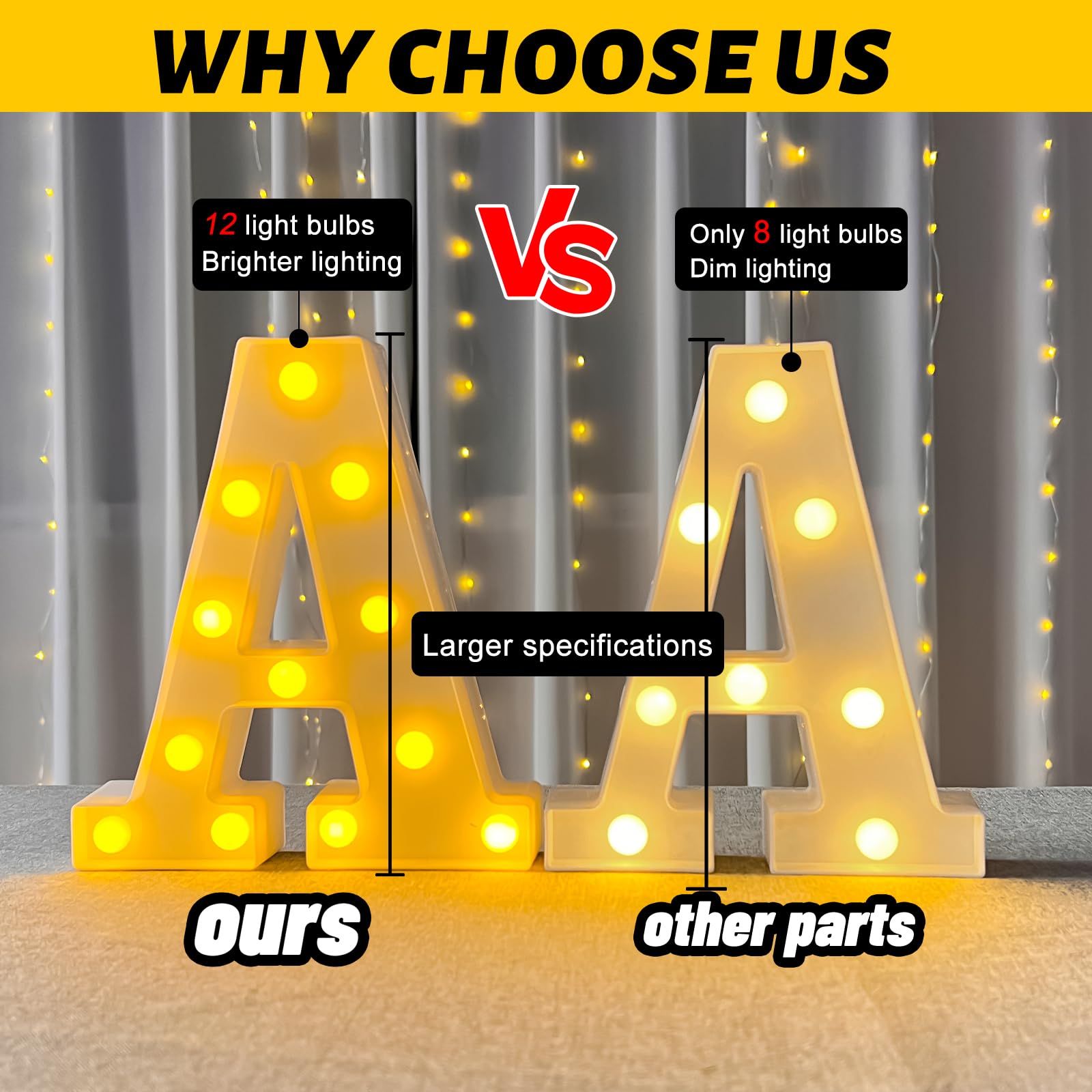 Led Letters Lights 26 Alphabet