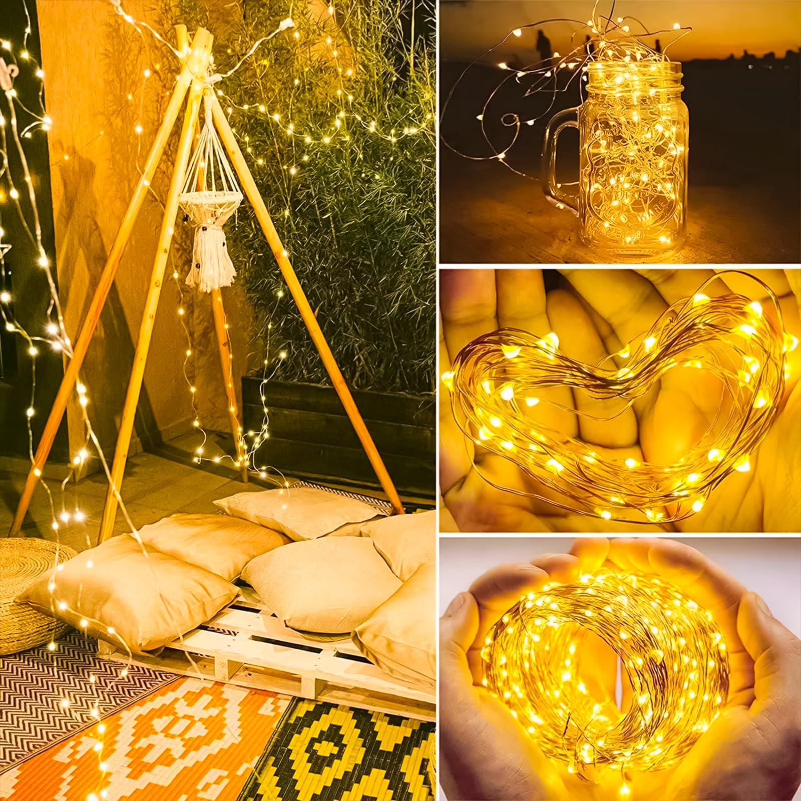 30 Pack 20LED 7Ft Fairy Lights Battery Operated String Lights
